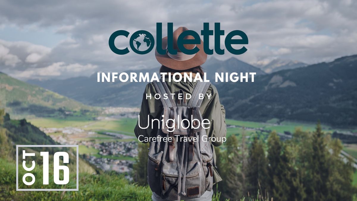 Collette Guided Travel Informational Night