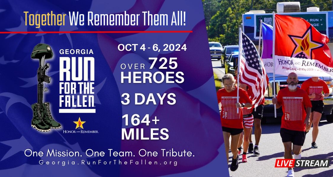 5th Annual Georgia \u201cRUN FOR THE FALLEN\u201d 