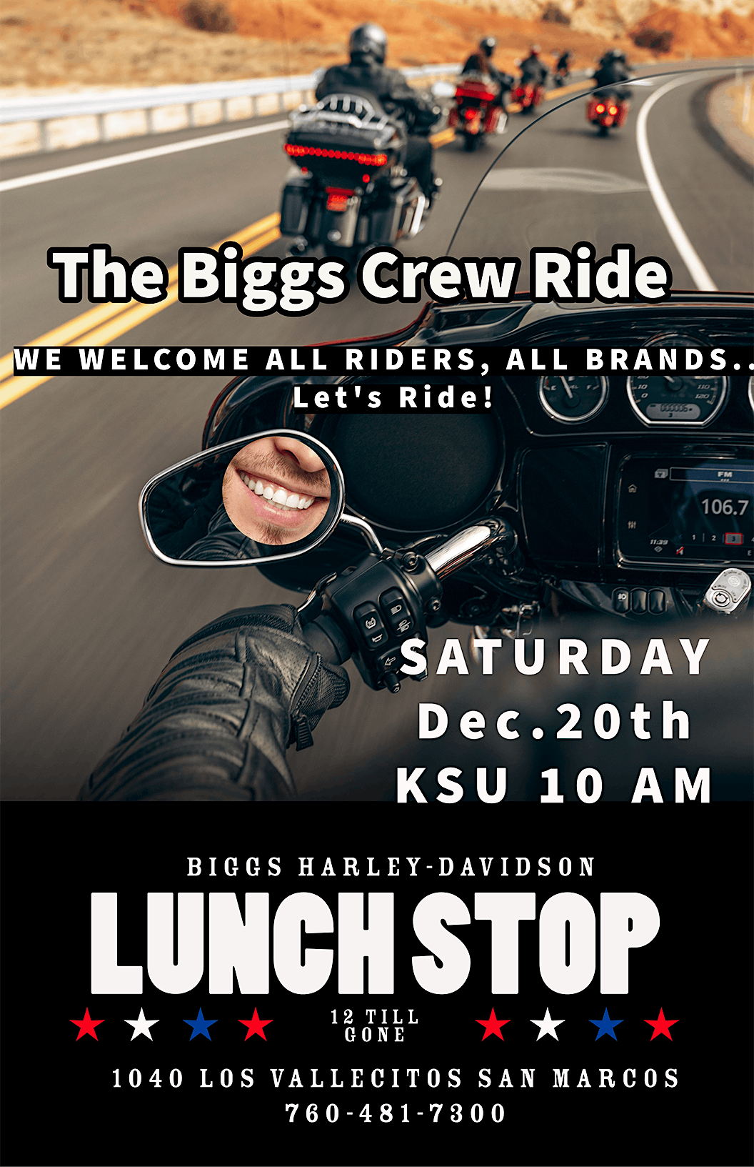 Biggs Crew Lunch Ride since 2012
