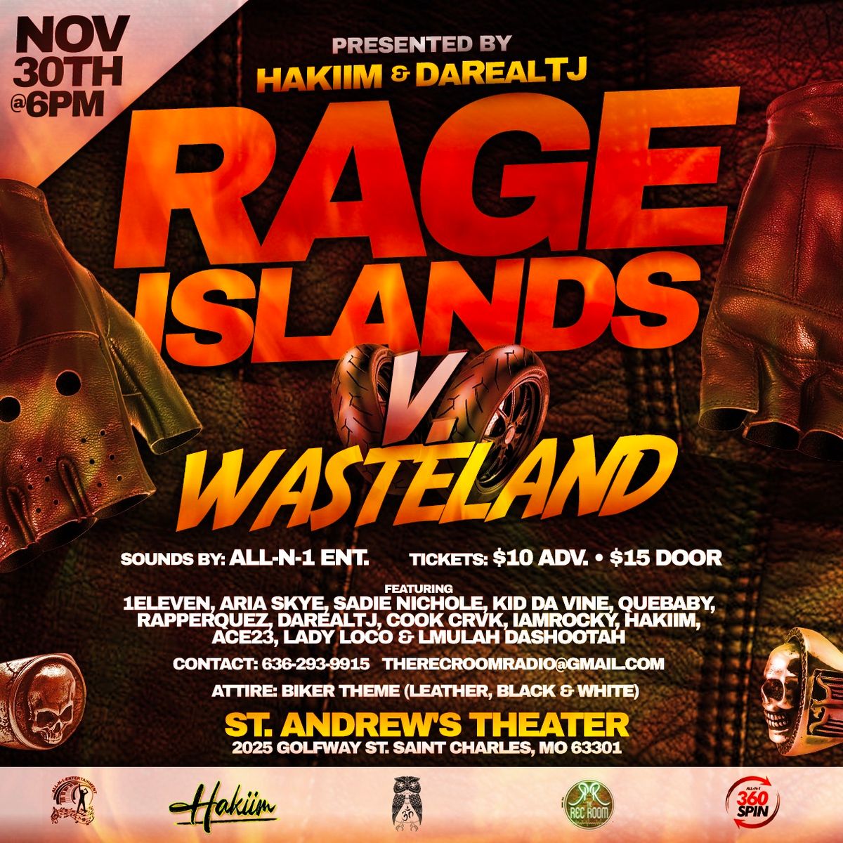 Rage Islands Festival \ud83c\udfdd\ufe0f\ud83c\udfcd\ufe0f: v. Wasteland (Thanksgiving Celebration)