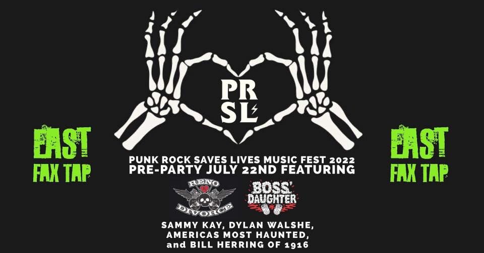 Punk Rock Saves Lives Festival PreParty