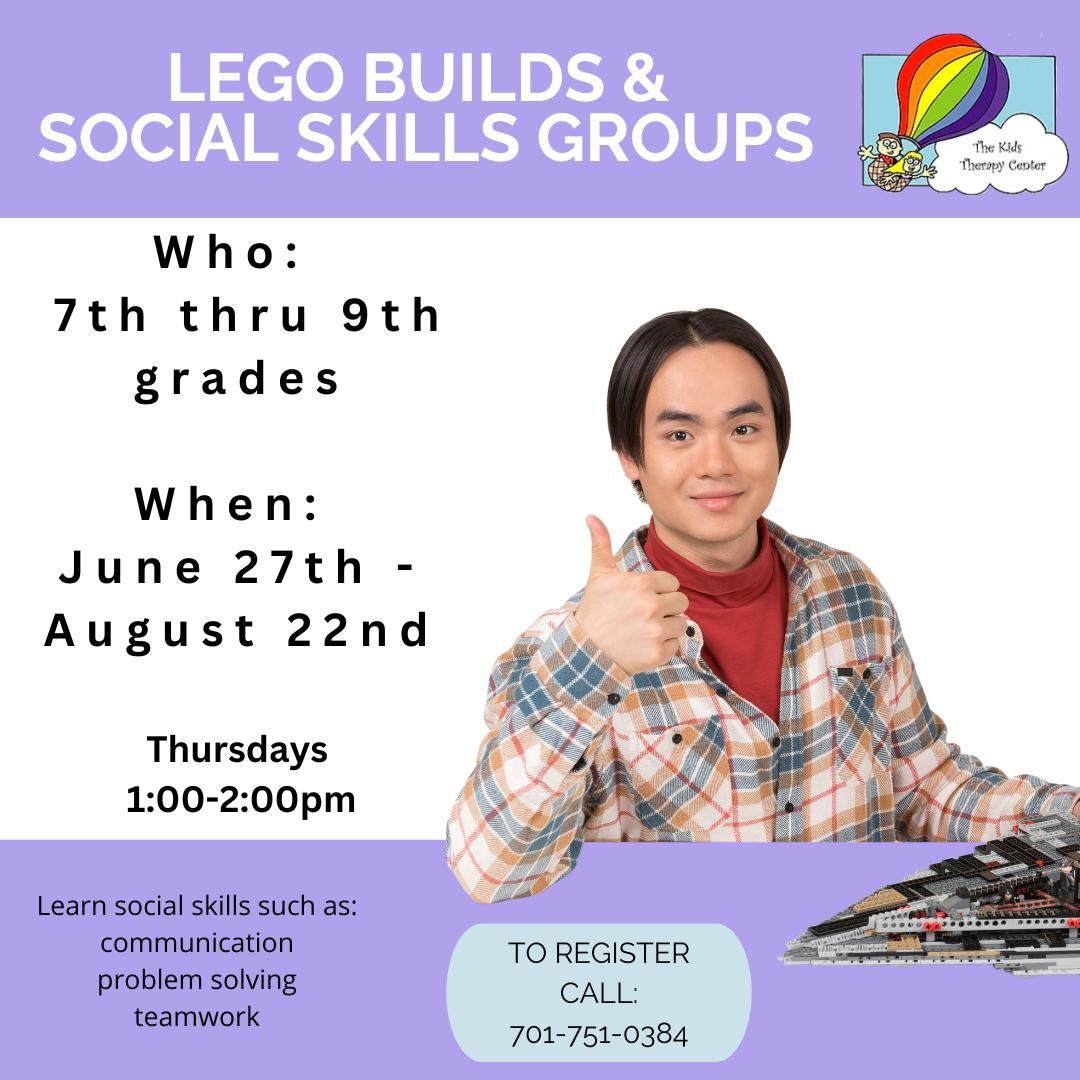 Lego Builds and Social Skills Group: 7th -9th grades