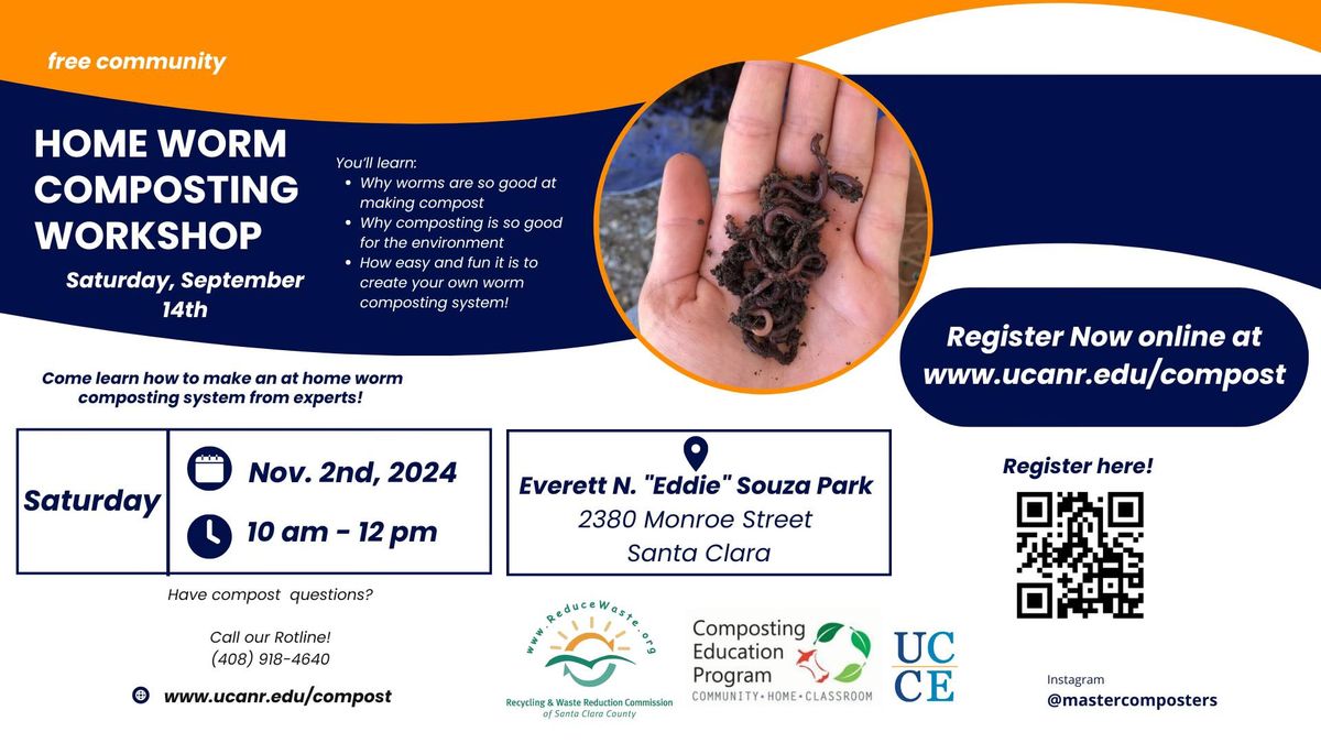 Worm Composting Workshop in Santa Clara