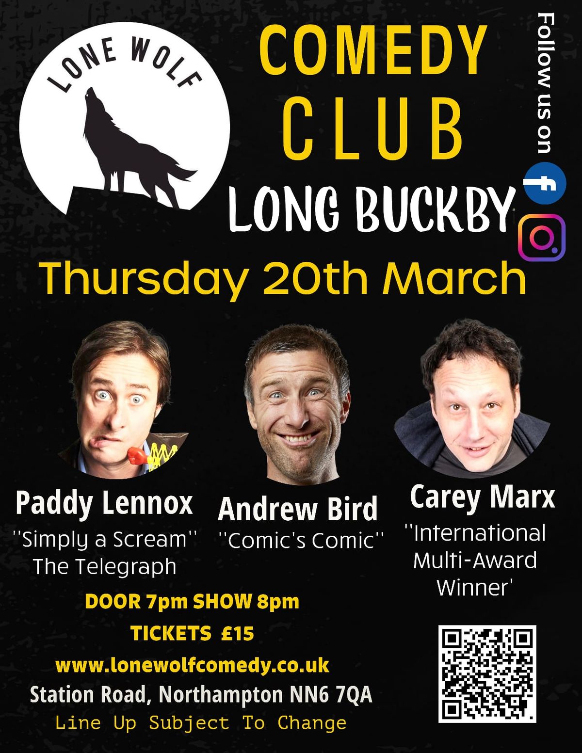 Long Buckby RFC Comedy Night