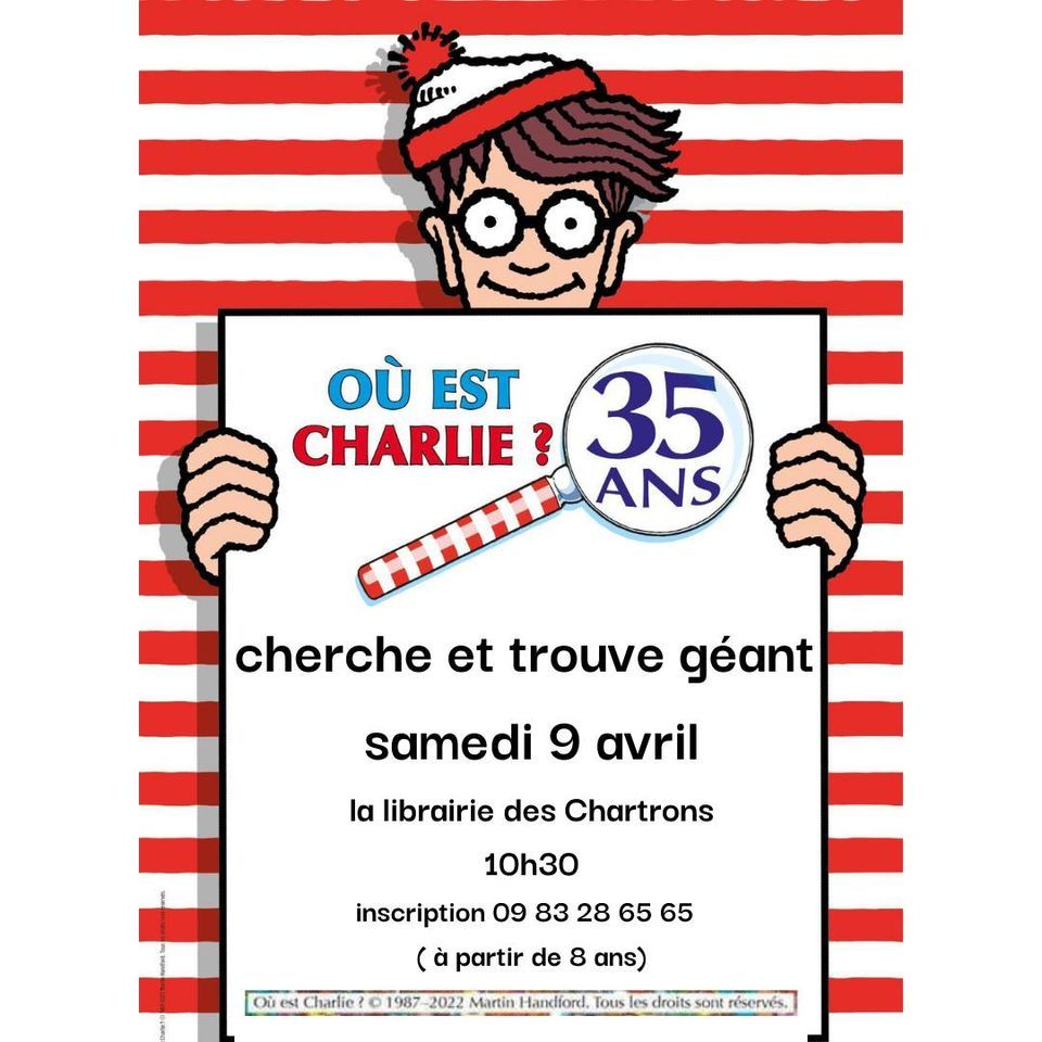 CHERCHE ET TROUVE 'OU EST CHARLIE'