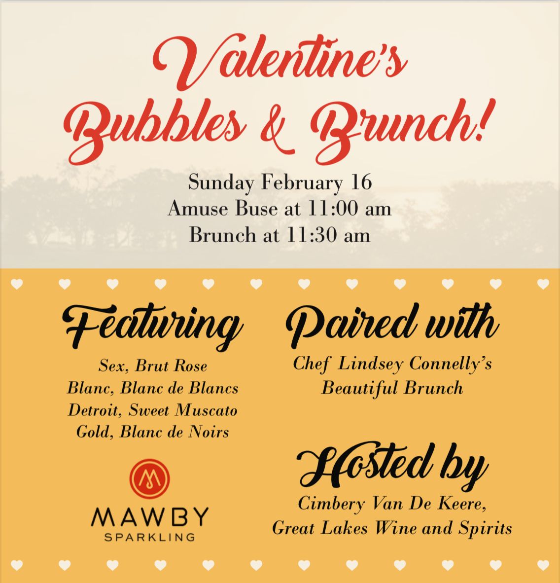 Valentine's Bubbles & Brunch