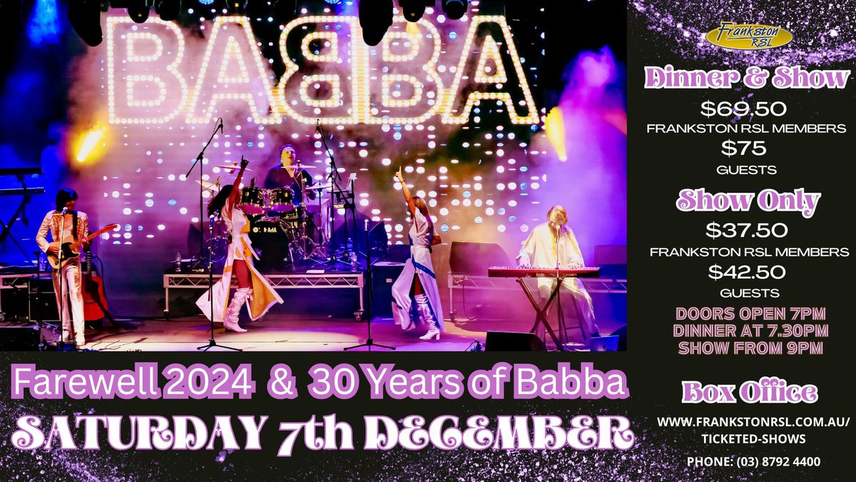 Farewell to 2024 & 30 Years of BABBA!