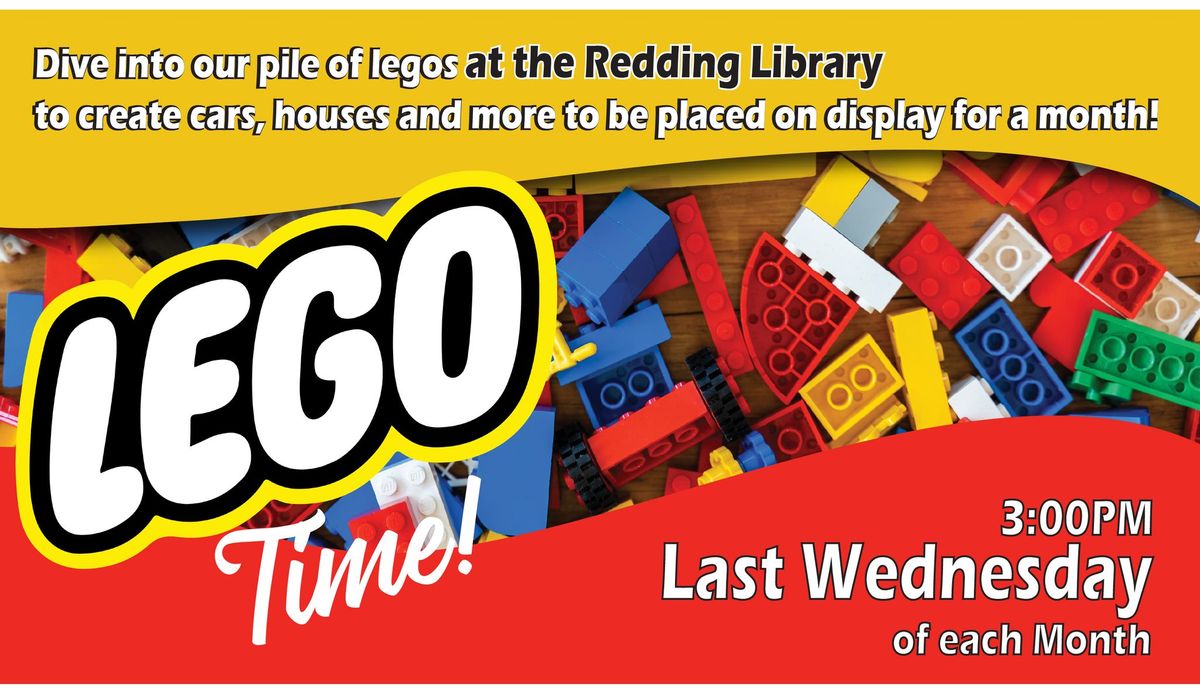 Lego Time at the Redding Library