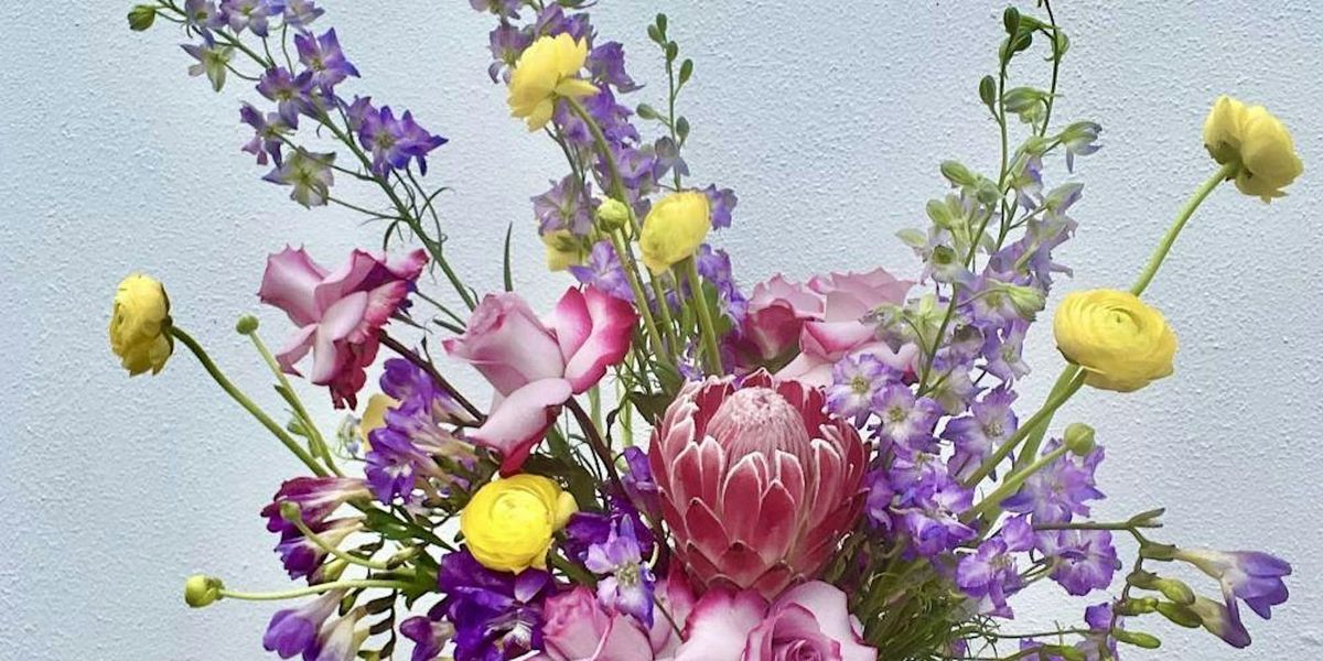 Blooms & Bubbles - Vased Flower Arrangements