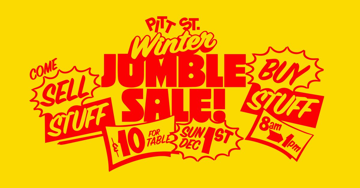 Pitt St. Winter Jumble Sale  - Buy or Sell 