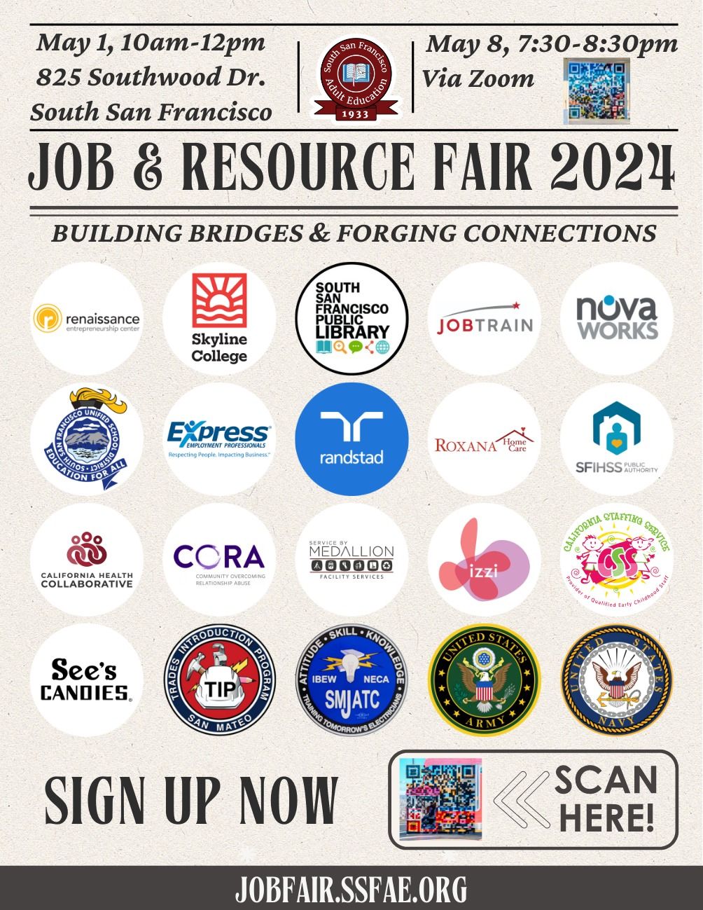 SSF Adult Education 2024 Job & Resource Fair 
