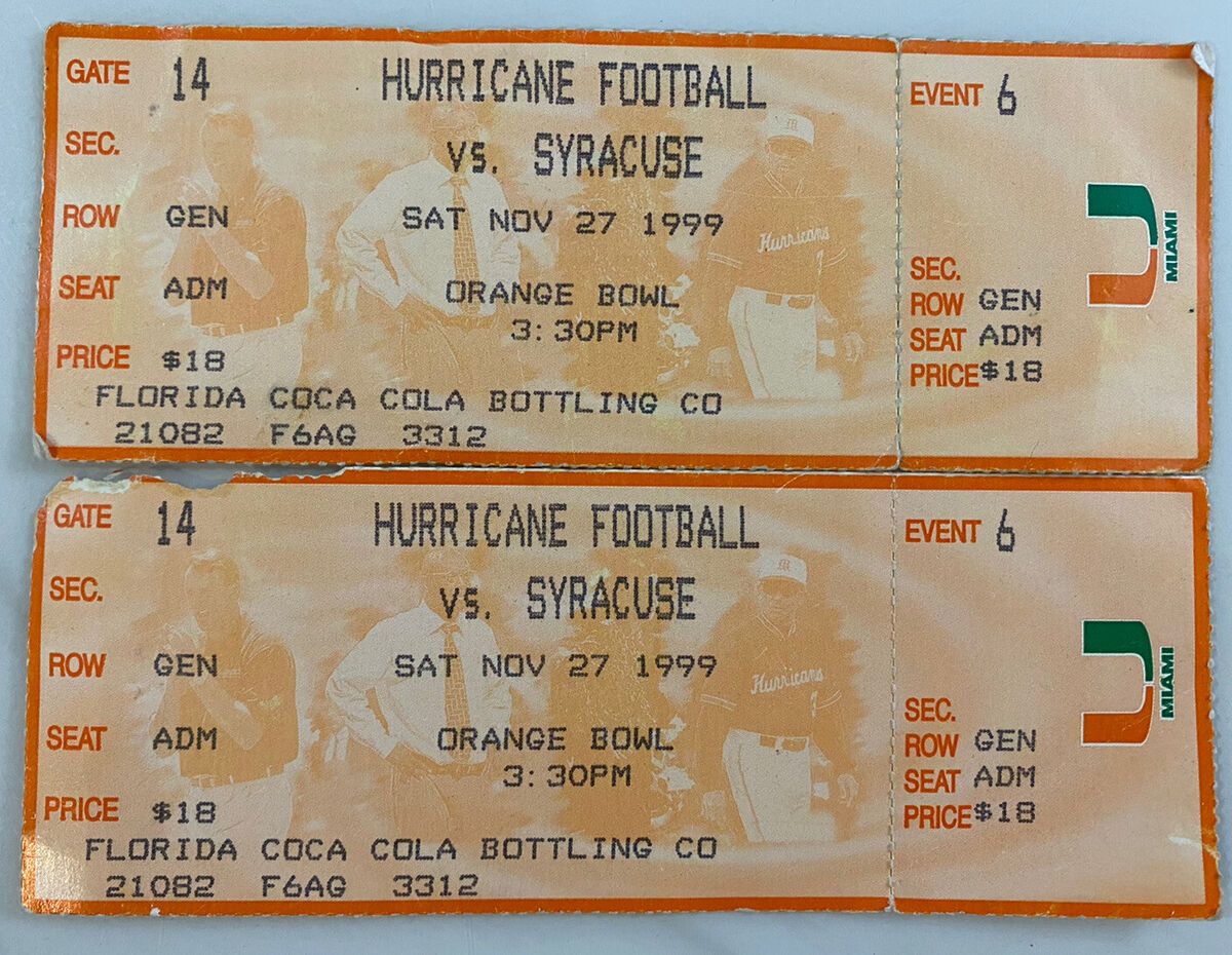 Syracuse Orange at Miami Hurricanes Football at Hard Rock Stadium