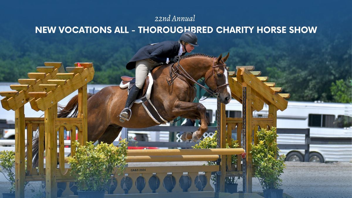 2025 New Vocations All-Thoroughbred Charity Horse Show