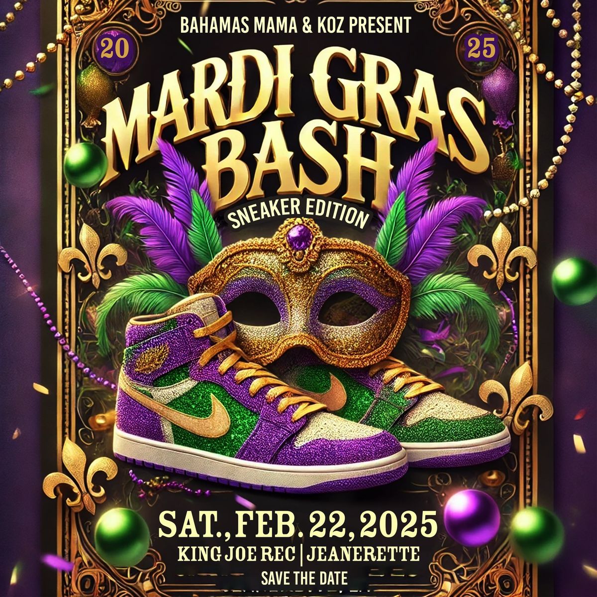 Mardi Gras Bash: Sneaker Edition 2025