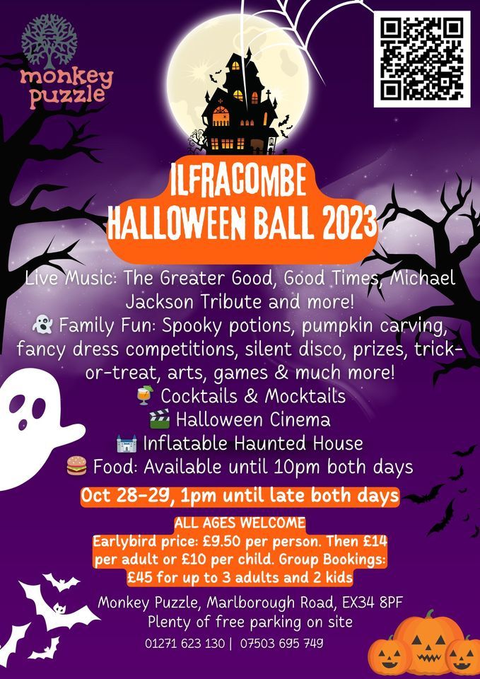 Halloween Ball 2023, Monkey Puzzle IHP, Dulverton, 28