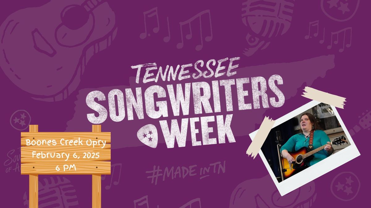 Tennessee Songwriters - Johnson City Qualifier