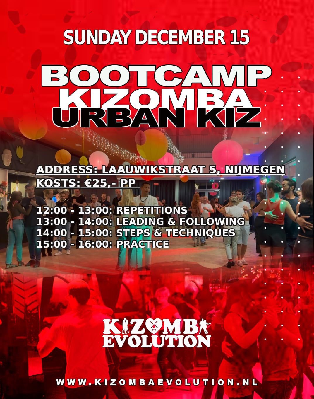 KIZOMBA URBAN KIZ BOOTCAMP BEGINNERS 2 IN 3  NIJMEGEN