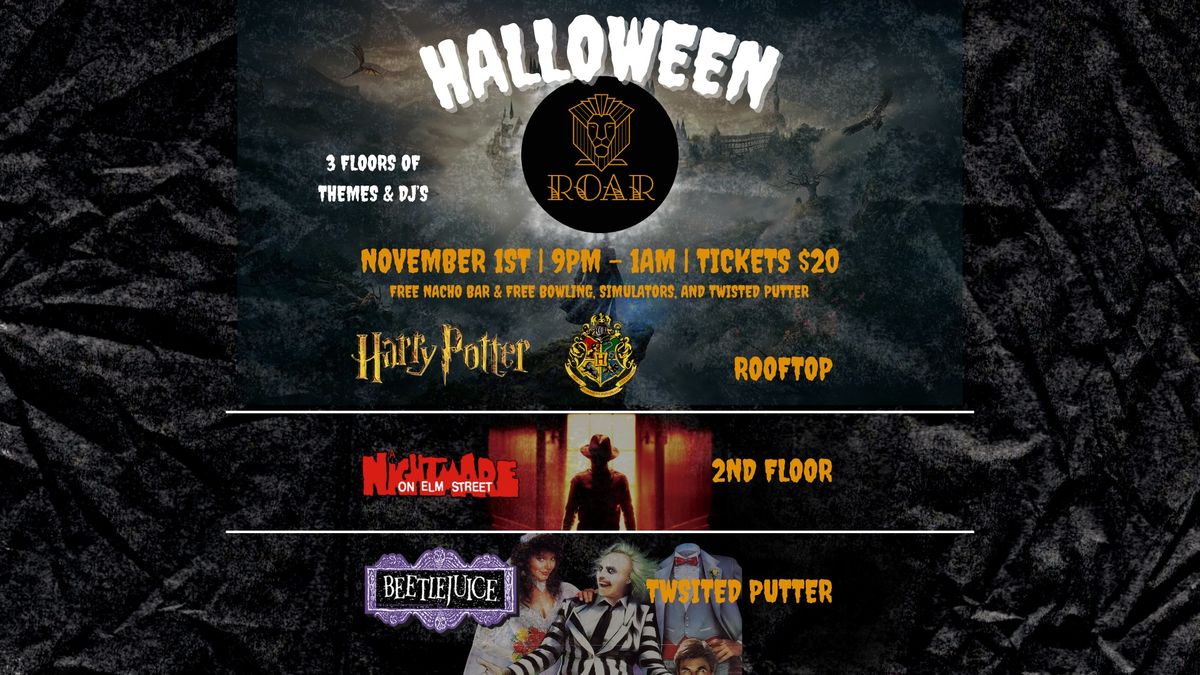 HALLOWEEN AT ROAR | FRI NOV 1ST