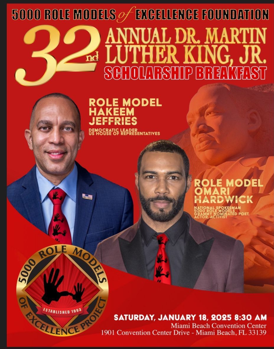 32ND ANNUAL MARTIN LUTHER KING SCHOLARSHIP BREAKFAST 500 ROLE MODEL