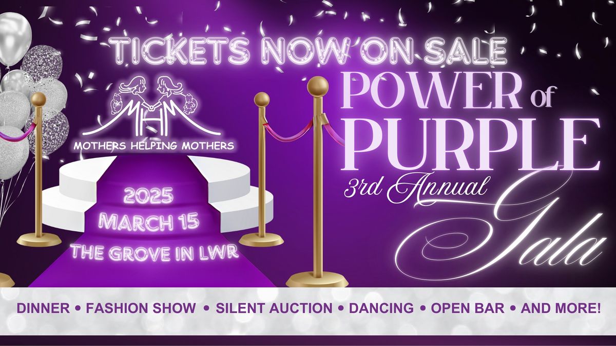 3rd Annual Power of Purple Gala 