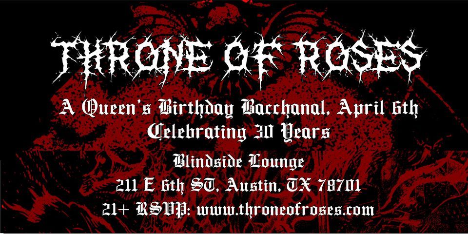 Throne of Roses - Medieval Costume Party 