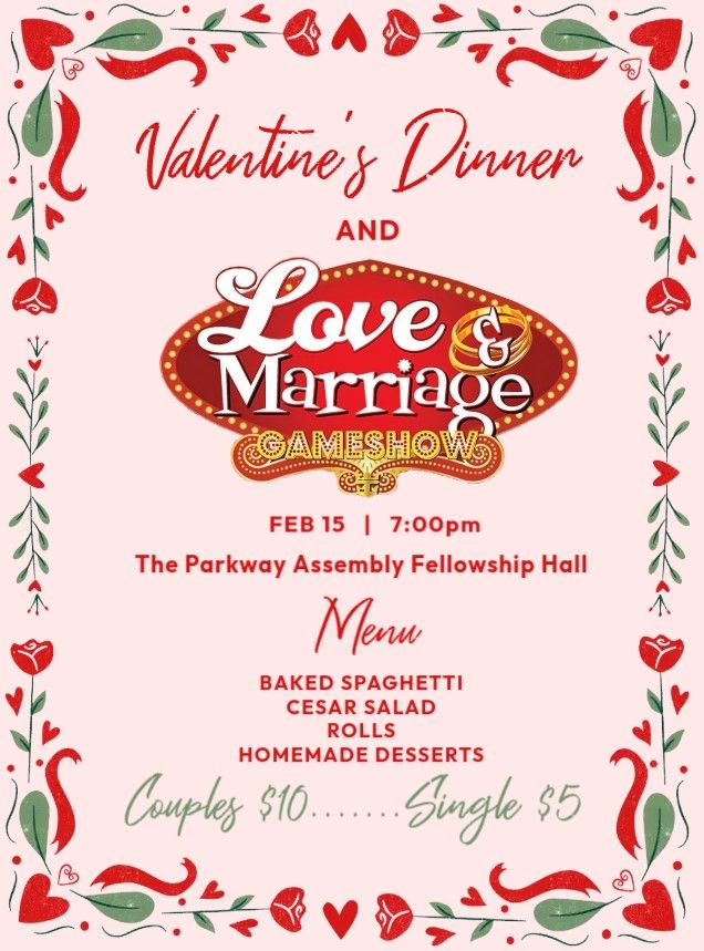 Valentine Dinner - Hosted by Parkway Girlfriends