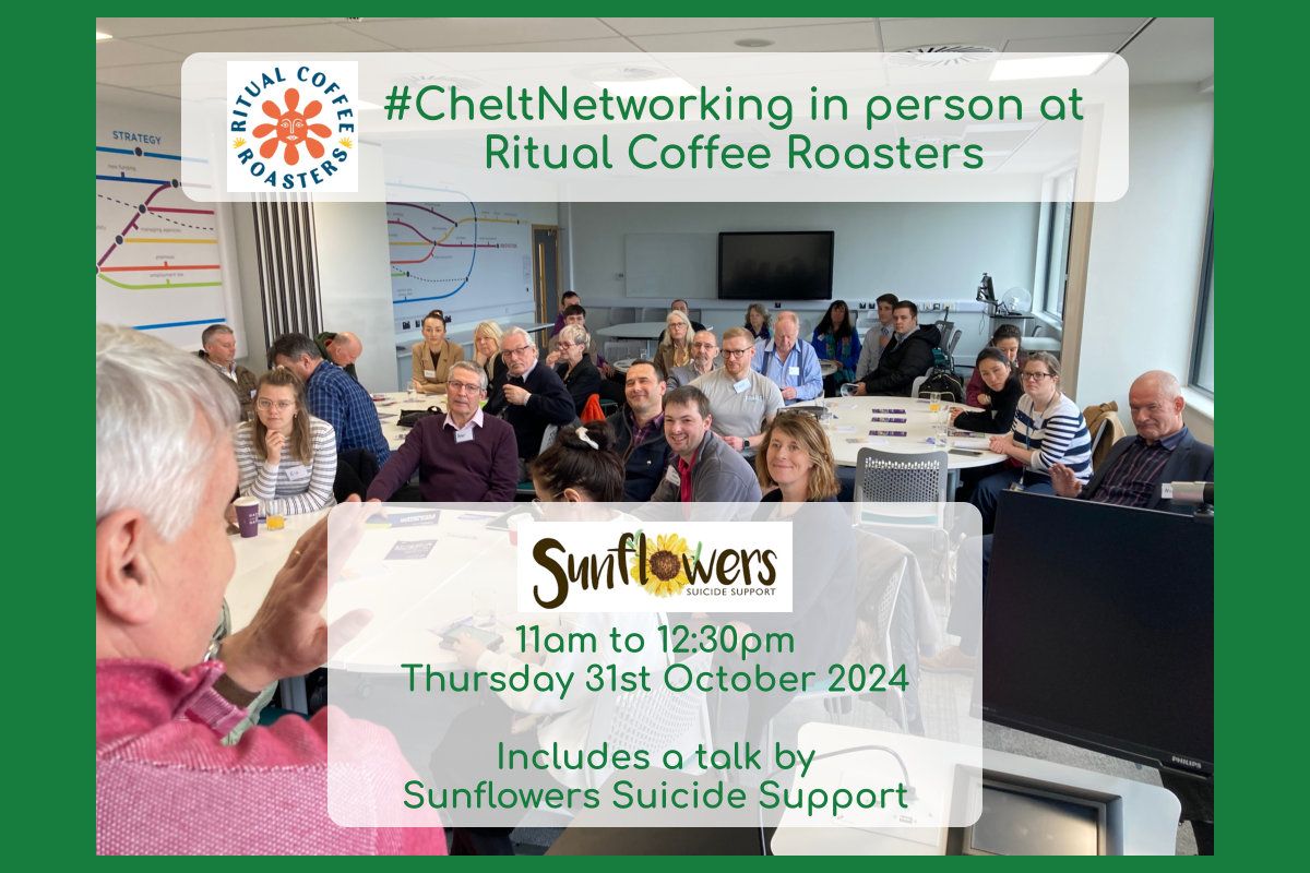 #CheltNetworking in Person at Ritual Coffee Roasters in Cheltenham