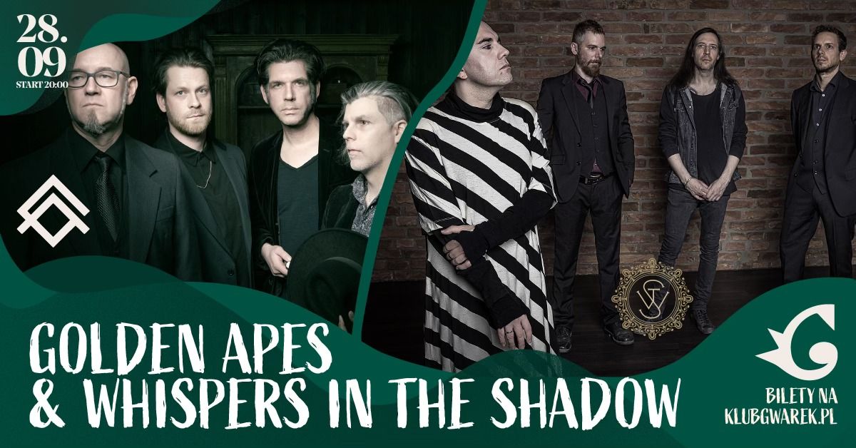 Golden Apes & Whispers in the Shadow | 28\/09\/2024 | Krak\u00f3w, Klub Gwarek