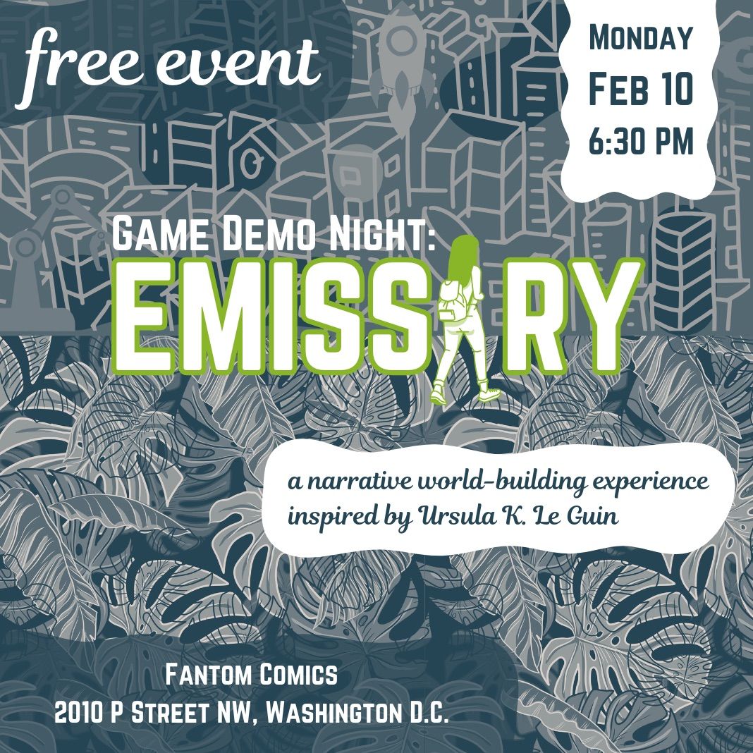 FREE game demo night: Emissary