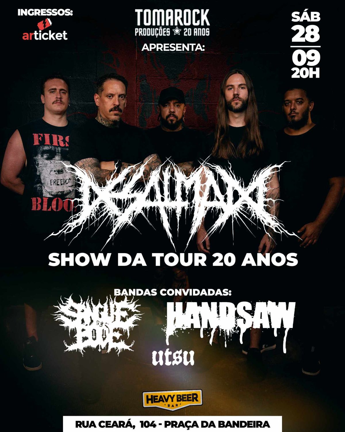 DESALMADO + BANDAS - TOMAROCK PRODU\u00c7\u00d5ES