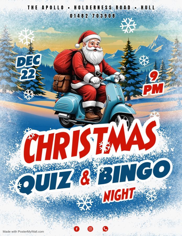 Christmas Quiz & Bingo Night