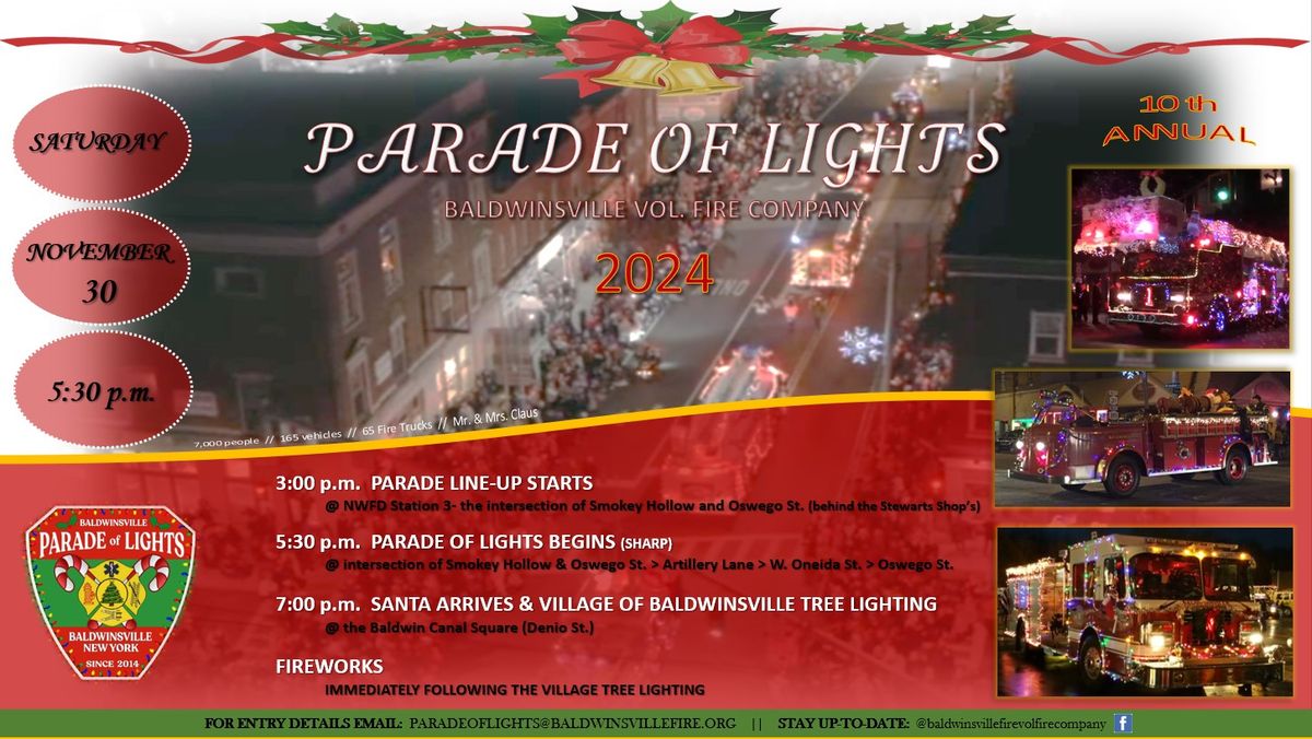 Baldwinsville- Parade of Lights 2024