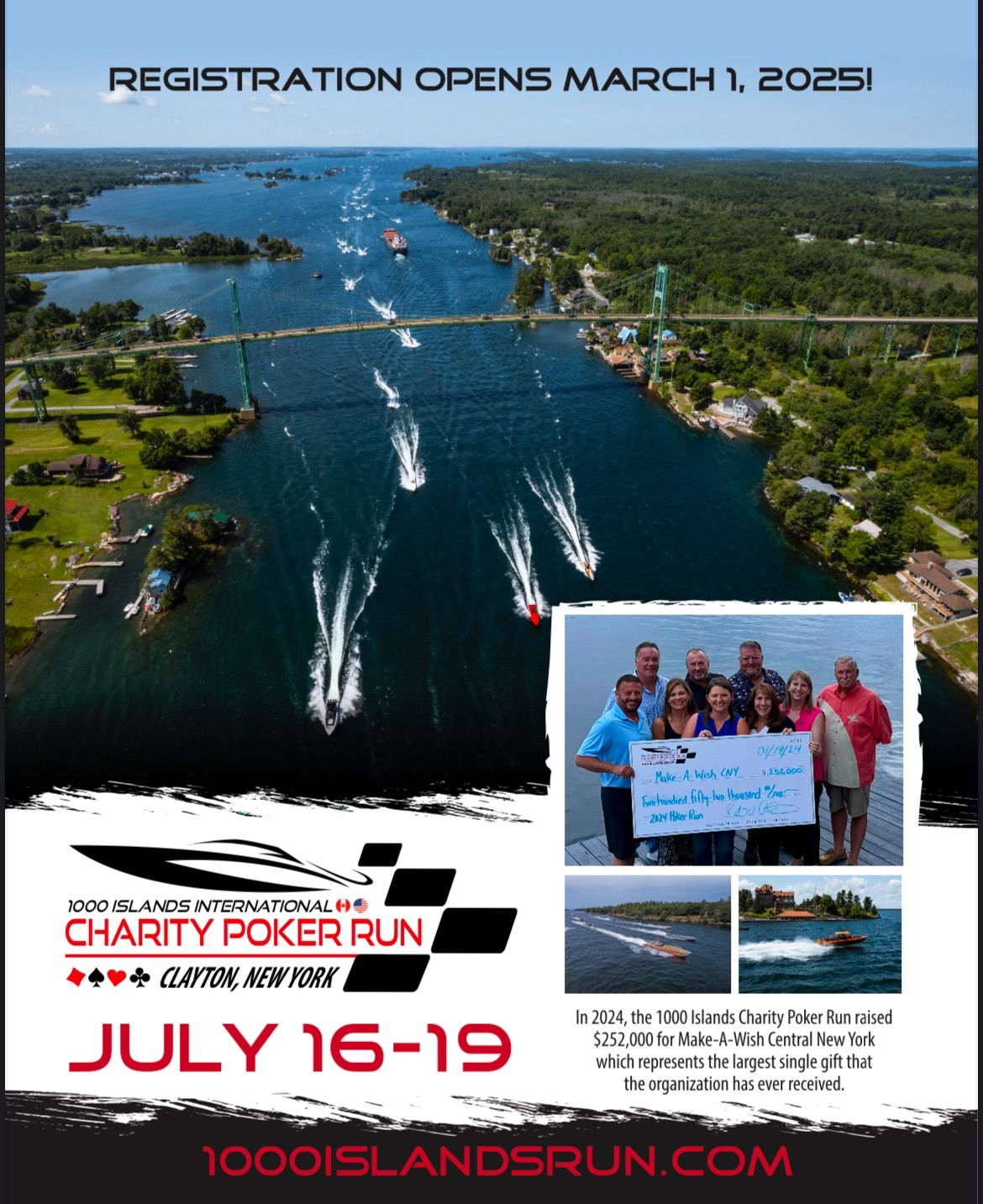 1000 Islands Charity Poker Run