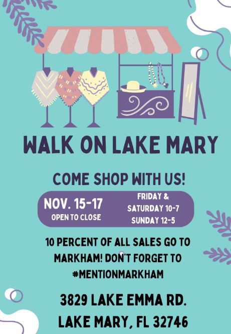 Walk on Lake Mary Spirit Weekend