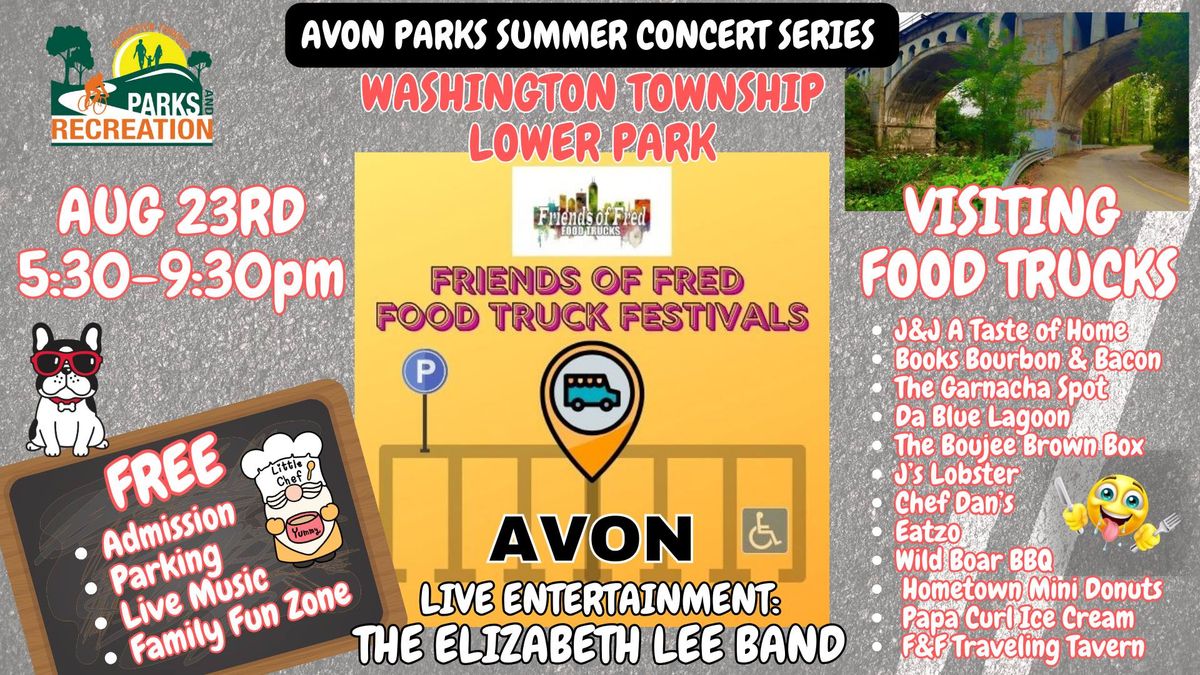 8\/23\/24 Washington Township Park's Summer Concert Series w Friends of Fred