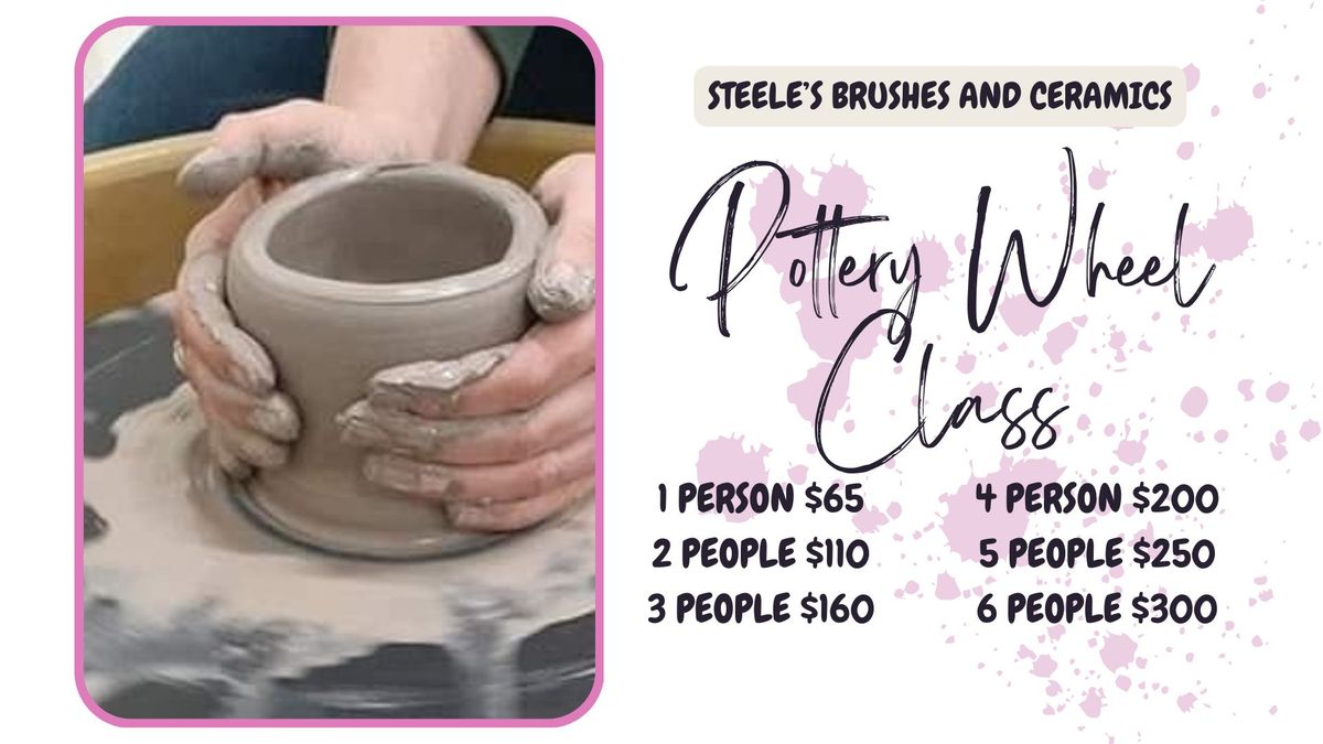 Pottery Wheel Class