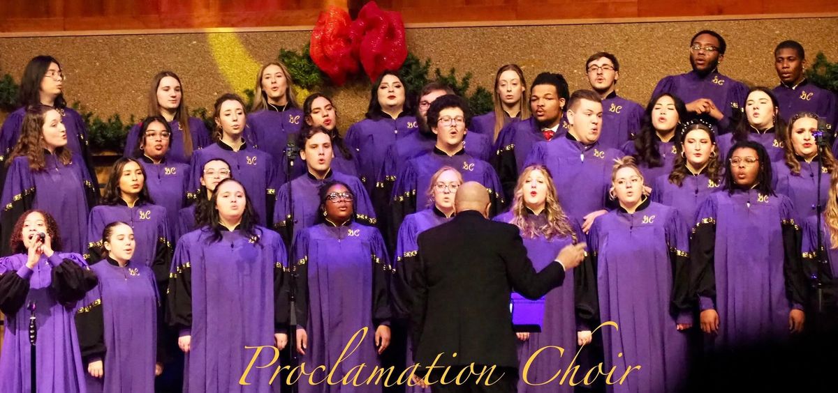 Olivet Nazarene University's Proclamation Choir Concert