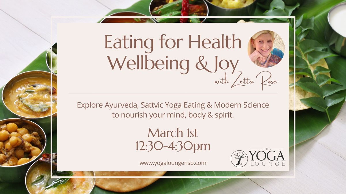 Eating for Health, Wellbeing & Joy