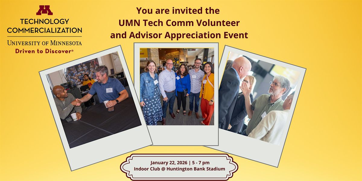 UMN Tech Comm  Volunteer and Advisor Appreciation Event