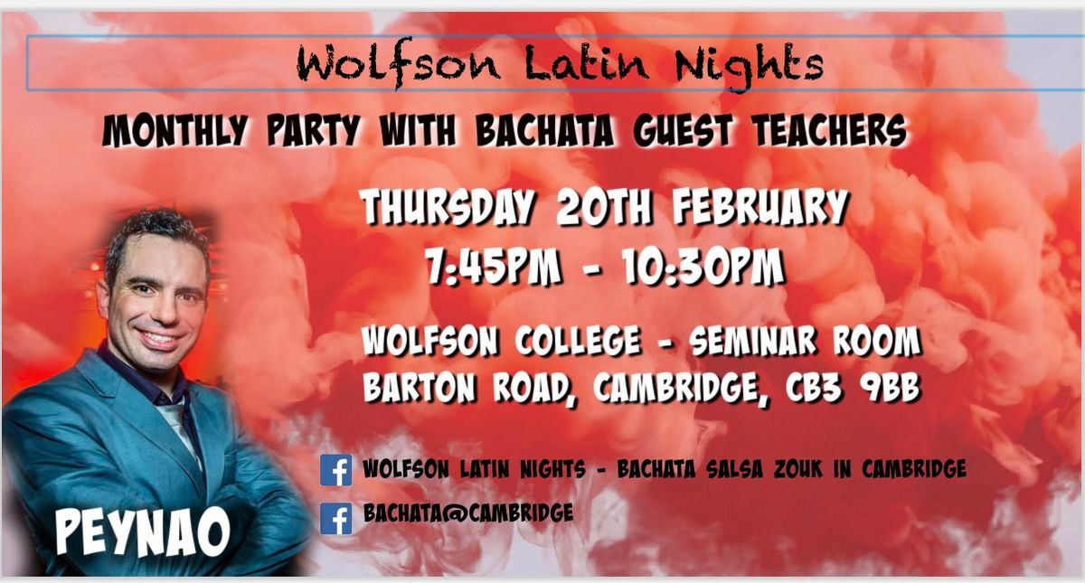 Monthly Party with Bachata Guest Teacher "Peynao Er Bachatero"