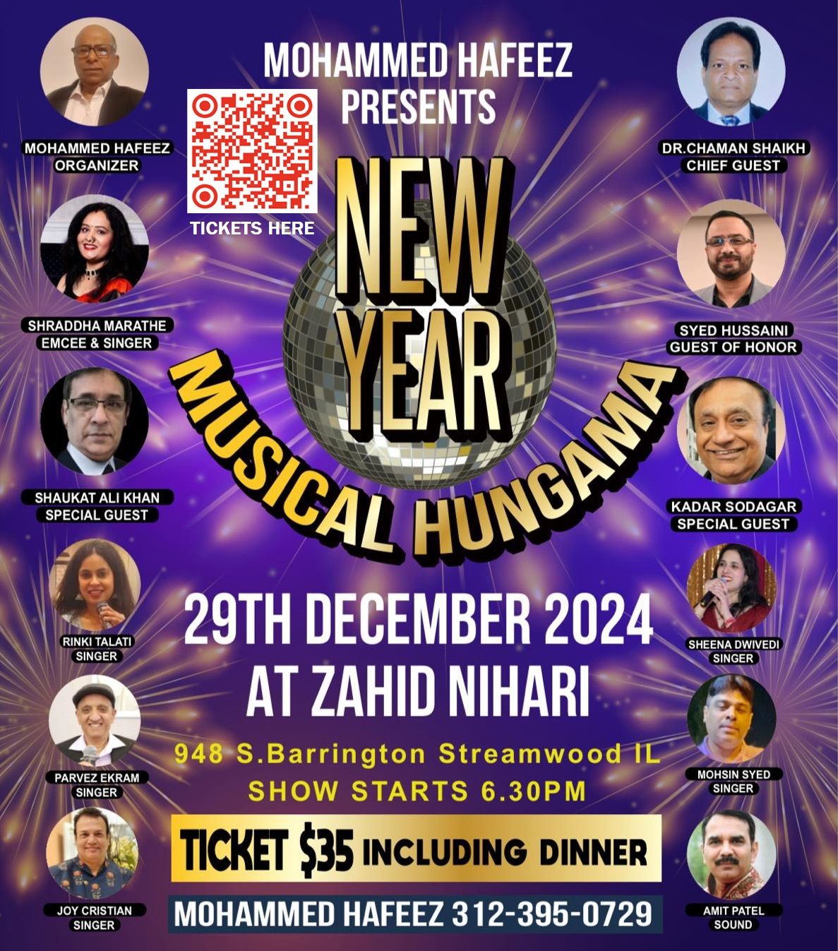 29 Dec. NEW YEAR MUSICAL HUNGAMA