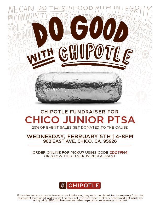 CJHS PTSA Chipotle Takeover