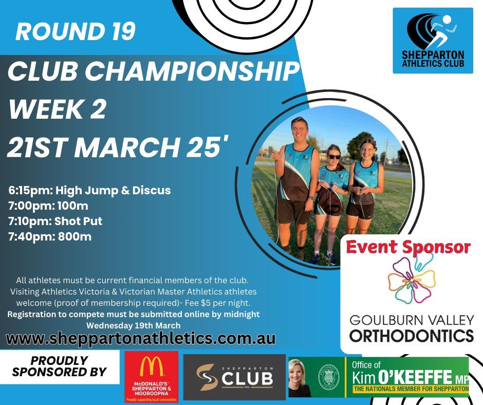 Round 19- GV Orthodontics Club Championships Week 2