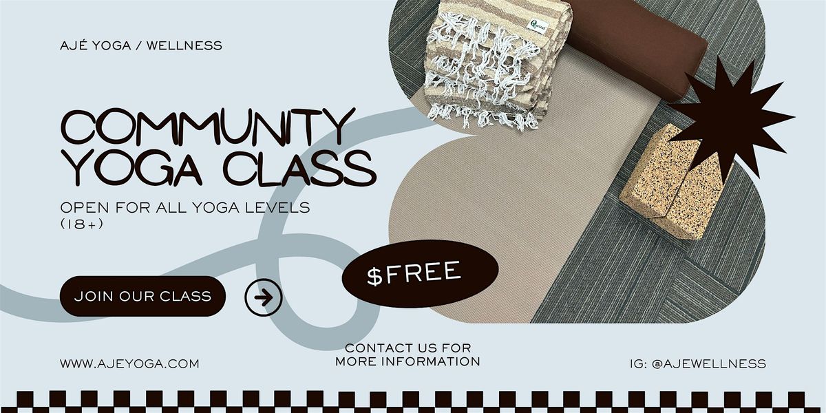 Free Community Beginners Restorative Yoga Class