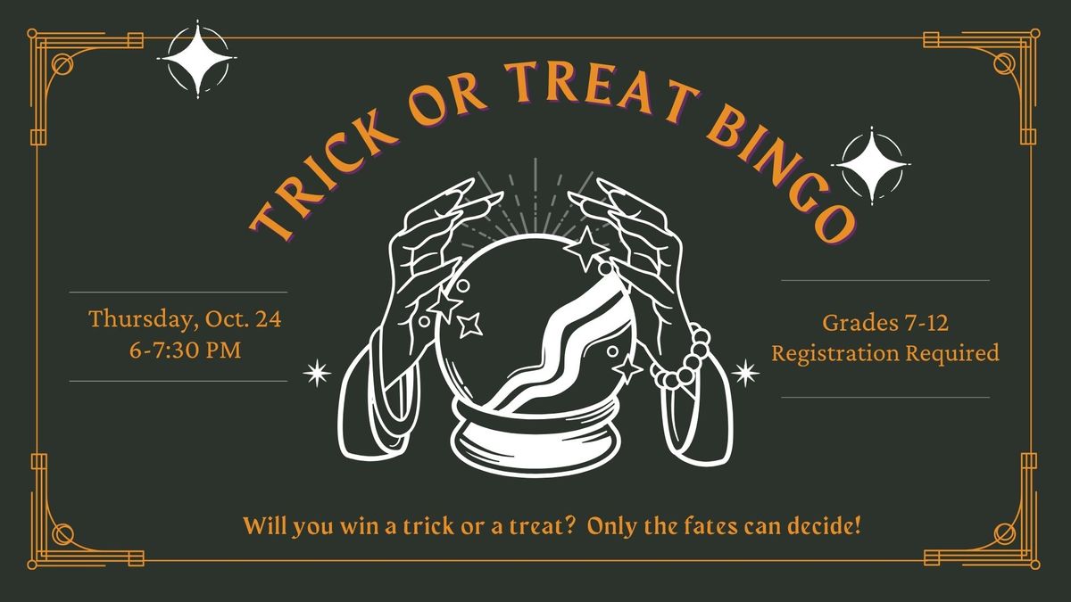 Trick or Treat BINGO