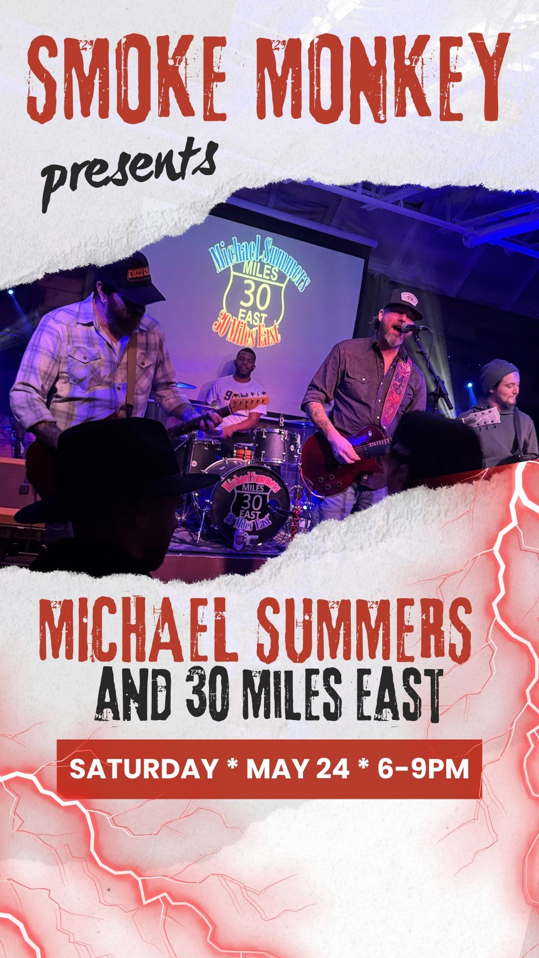 Michael Summers & 30 Mile East at Smoke Monkey