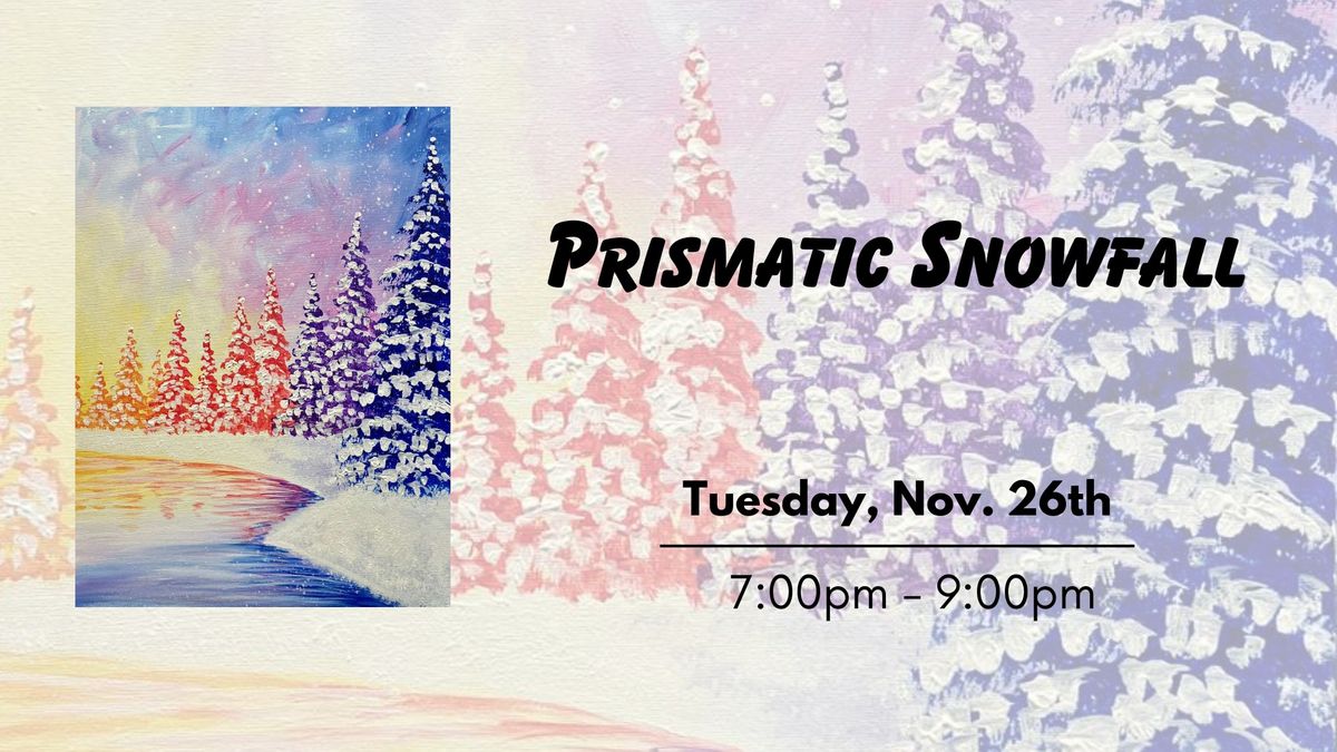 Prismatic Snowfall - Paint a Colorful Winter Rainbow!