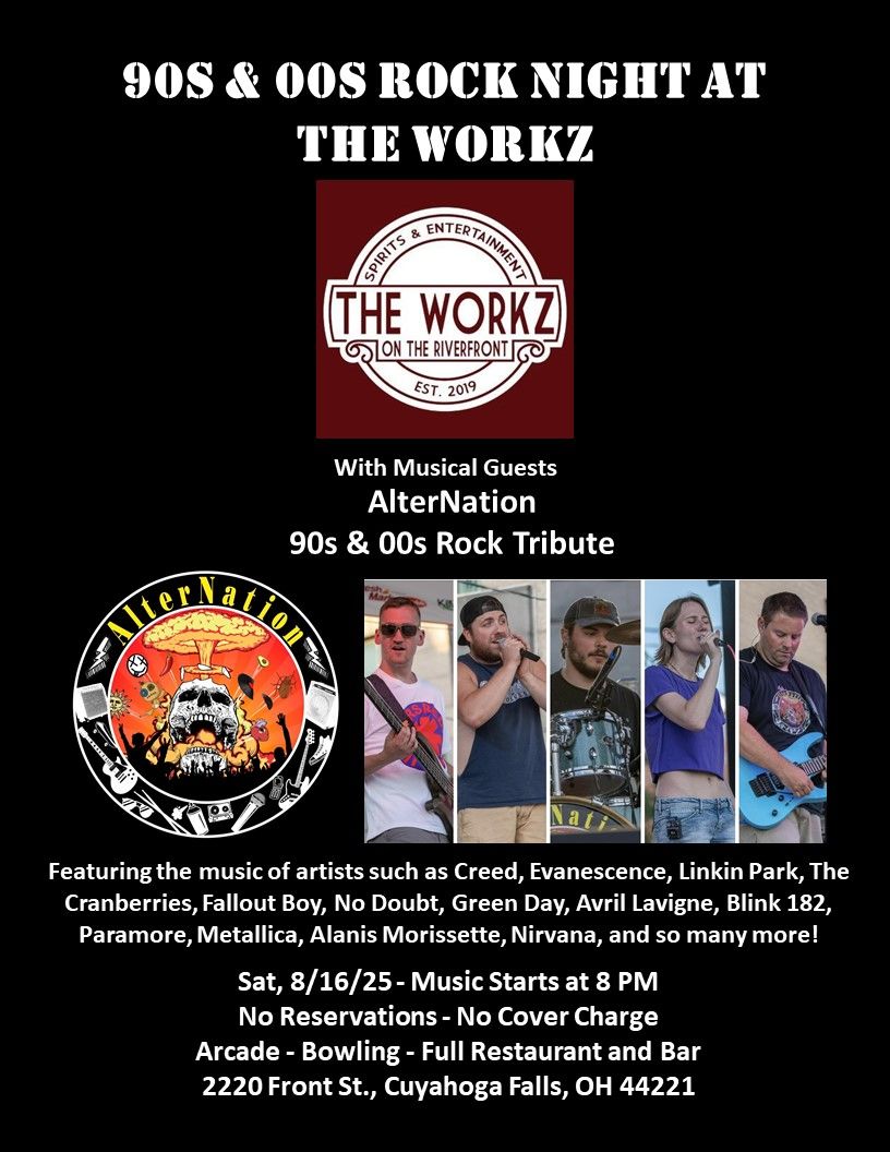 90s & 00s Rock Night at The Workz featuring AlterNation (Live Band)