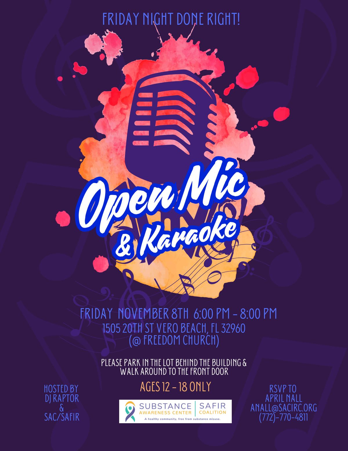 Open Mic & Karaoke Night (for teens)!