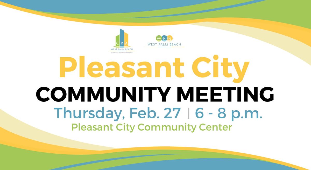 Pleasant City Community Meeting